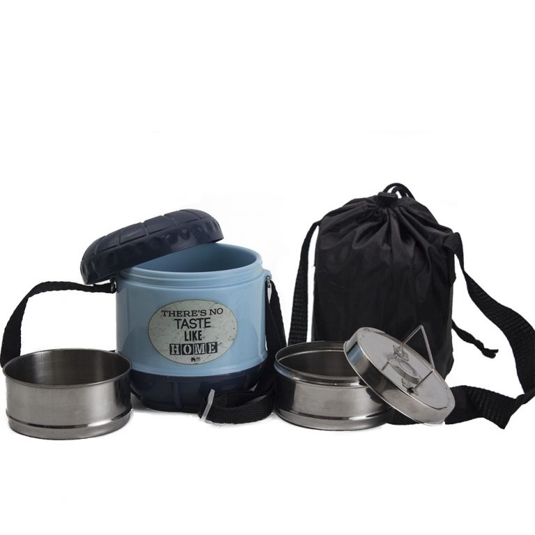 Carry Lunch Carrier (2 Steel Bowls)